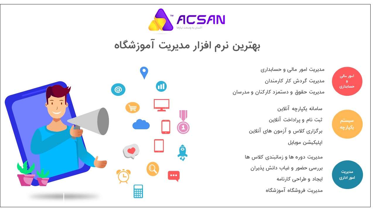 بهترین نرم افزار مدیریت آموزشگاه