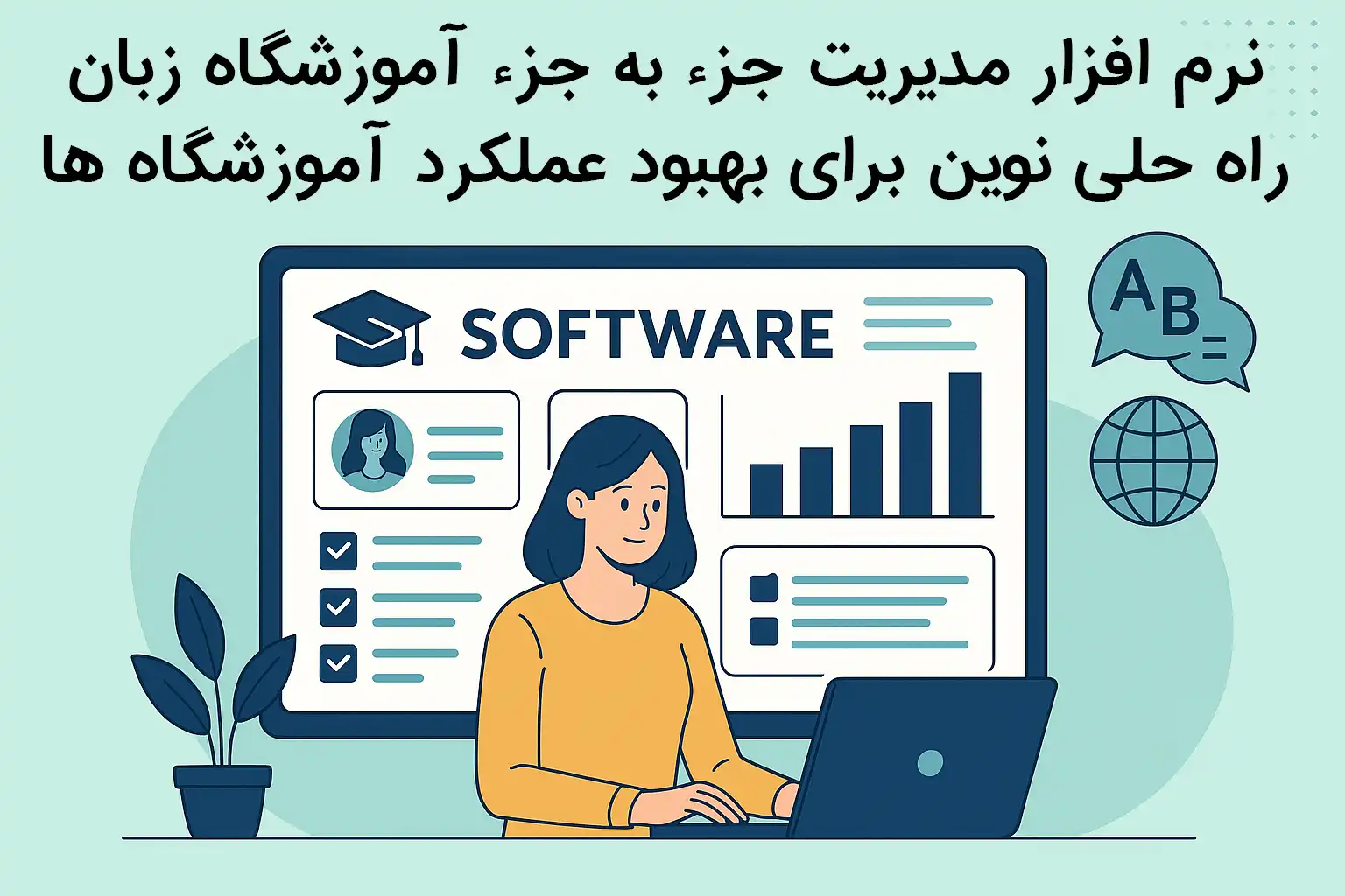 نرم افزار مدیریت جزء به جزء آموزشگاه زبان؛ راه حلی نوین برای بهبود عملکرد آموزشگاه ها