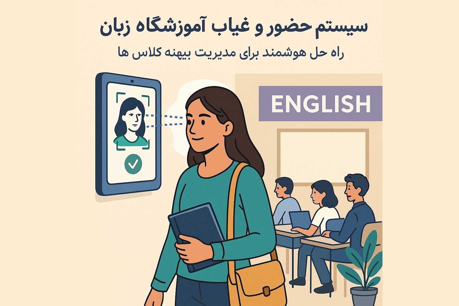 سیستم حضور و غیاب آموزشگاه زبان؛ راه حل هوشمند برای مدیریت بهینه کلاس ها